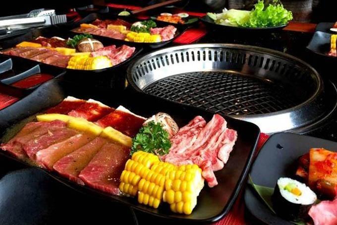 Nhà hàng buffet Hà Nội Sashimi BBQ Garen phục vụ buffet lẩu nướng Nhật Bản