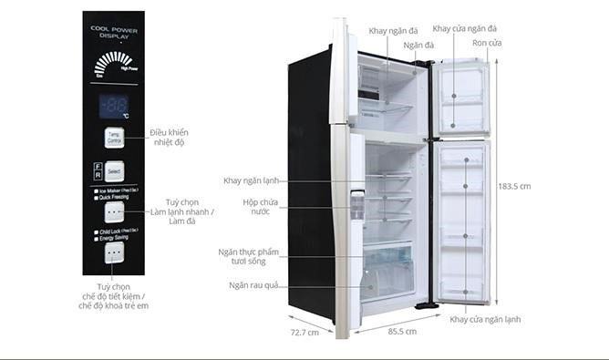 Thiết kế thông minh của tủ lạnh giúp khách hàng thuận tiện hơn khi sử dụng