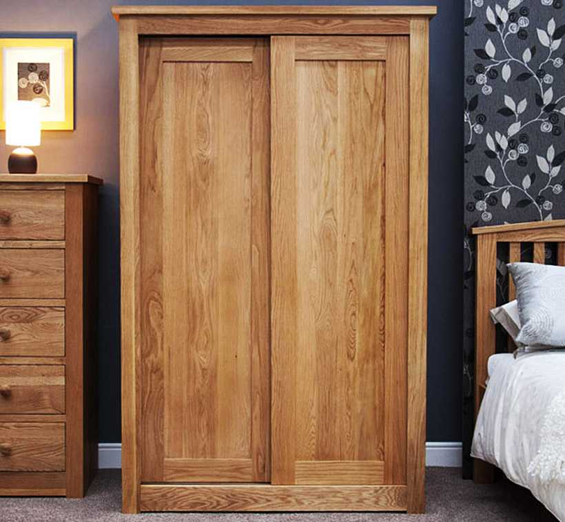 Tủ quần áo cửa lùa 2 khoang gỗ sồi IBIE SDR2O 1.8m (Nguồn: Useful.com)