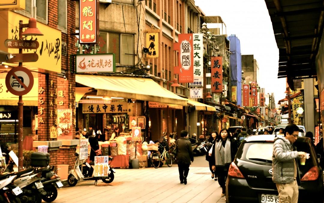 Khu phố Dadaocheng cổ ở thủ phủ Đài Bắc (Nguồn: Internet)