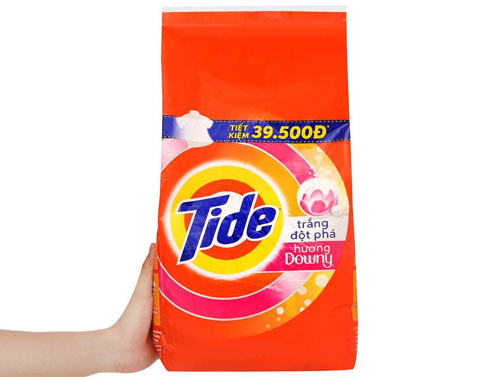 Bột giặt Tide trắng đột phá hương Downy 5kg giá tốt tại Bách Hoá Xanh