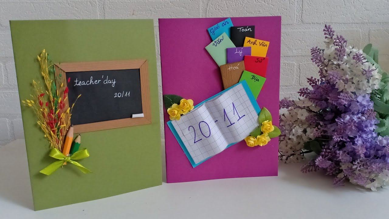 15 mẫu thiệp 2011 Handmade đẹp độc đáo gửi tặng thầy cô giáo