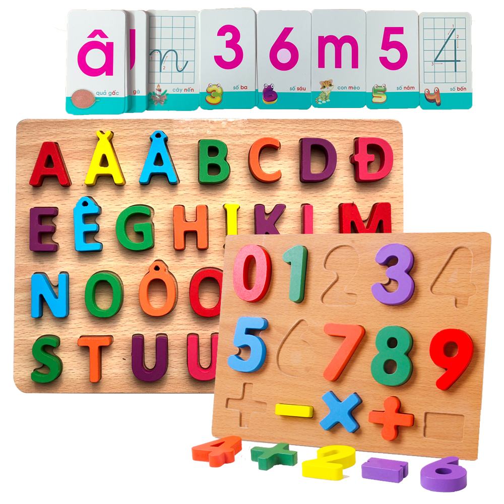 Những món đồ chơi gỗ an toàn giúp bé học chữ