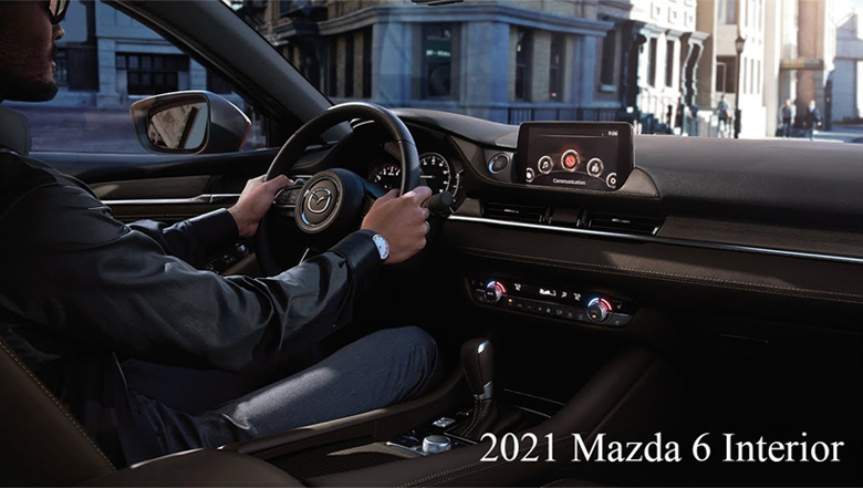 Khoang lái Mazda 6 2022 