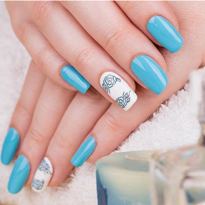 10 mẫu nail xanh dương đẹp, tươi mới dành cho mùa hè