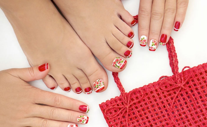 Các kiểu móng nail chân với họa tiết đẹp - Baotrithuc.vn