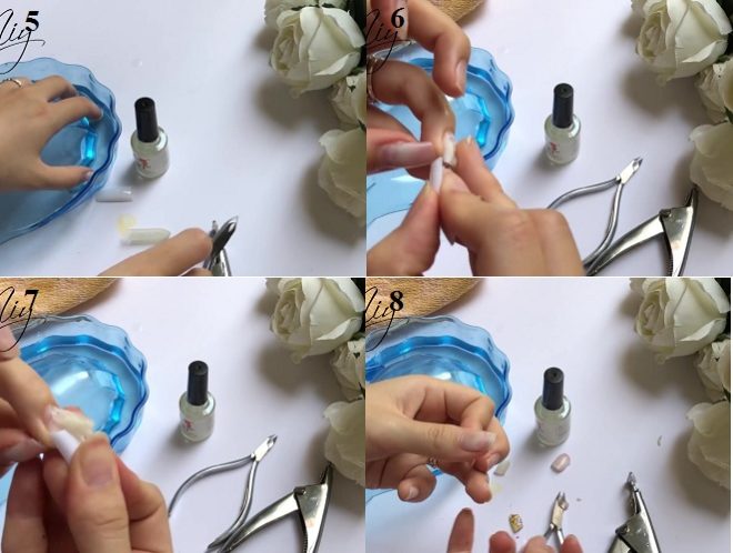 hướng dẫn cách gỡ móng tay sơn gel với lọ sáng đá - Baotrithuc.vn