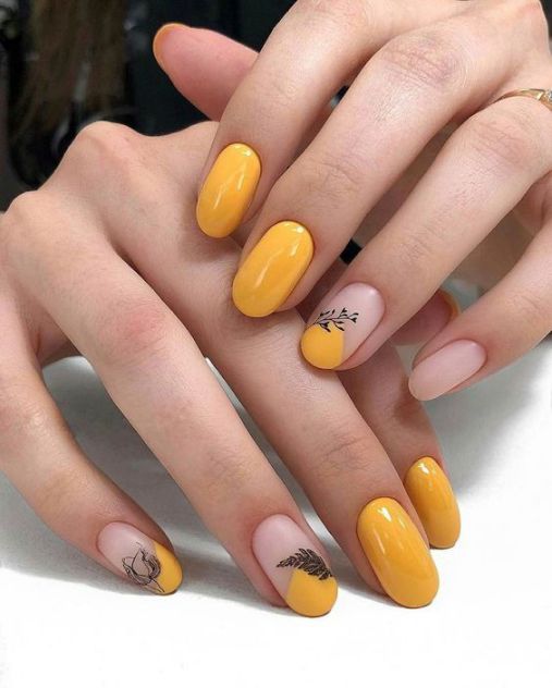 BST các mẫu nail xinh màu vàng hot nhất hiện nay - Hình 2