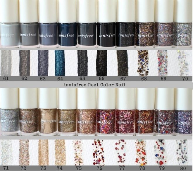 bảng màu Innisfree Real Color Nail Winter - Baotrithuc.vn