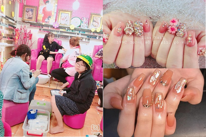 mẫu nail được thực hiện tại Tina tiệm nail đẹp ở Gò Vấp - Baotrithuc.vn
