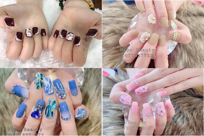 4 mẫu nail được thiết kế tại Ngọc Beauty - Baotrithuc.vn