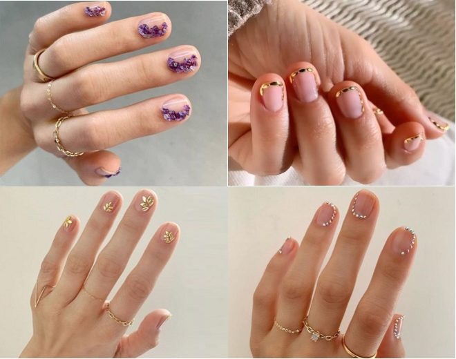 4 mẫu nail sơn bóng đính đá - Baotrithuc.vn