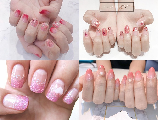 4 mẫu nail đơn giản màu hồng - Baotrithuc.vn