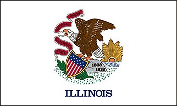 Lá cờ của bang Illinois