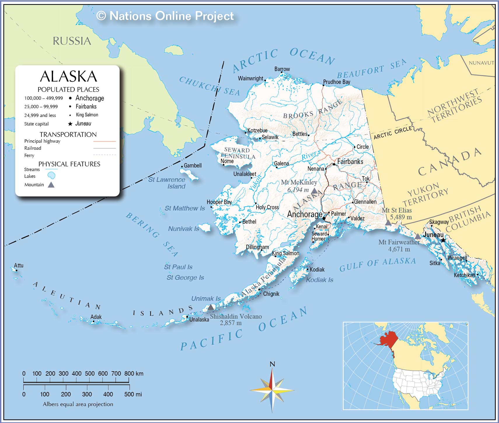 Kết quả hình ảnh cho Alaska map