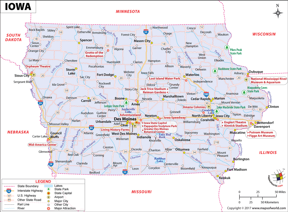 Kết quả hình ảnh cho Iowa map