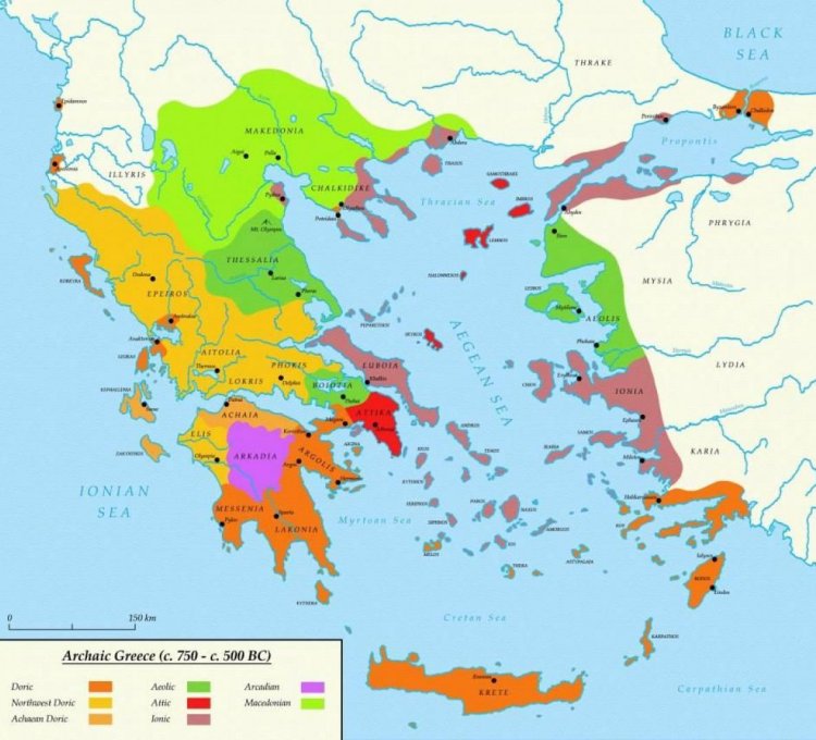 Bản đồ Hy Lạp (GREECE) khổ lớn phóng to
