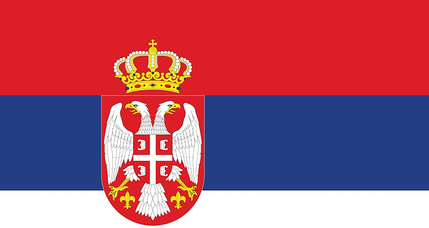 Amazon.com : Flag M 3x5 Serbia Serbian Republic Banner Balkan ...