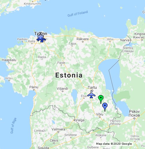 Where is Estonia? - Google My Maps