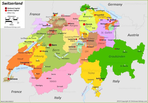 Switzerland Maps | Maps of Switzerland