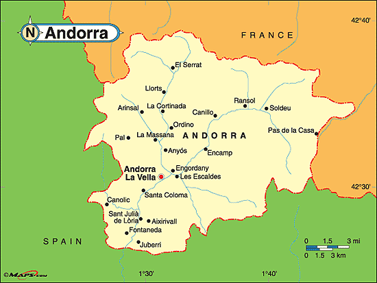 andorra map - Google Search | Andorra， Andorra map， Andorra la vella