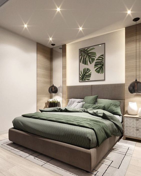 Mẫu trang trí phòng ngủ theo phong cách hiện đại