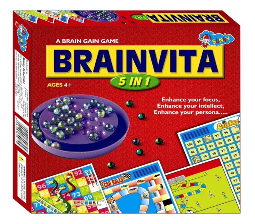 Buy Sunny Brainvita 5-In-1 Online In India • Kheliya Toys
