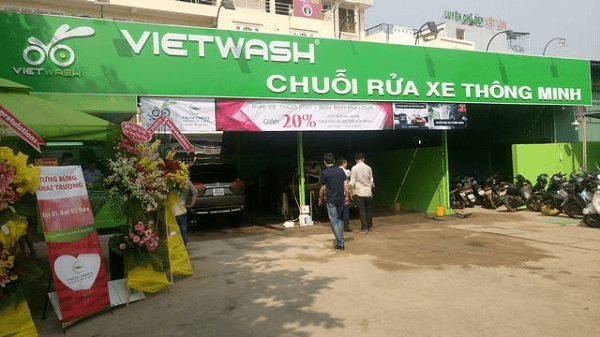 Tiệm rửa xe máy thông minh cần nhiều mặt bằng để lắp đặt - Dichvuhay.vn