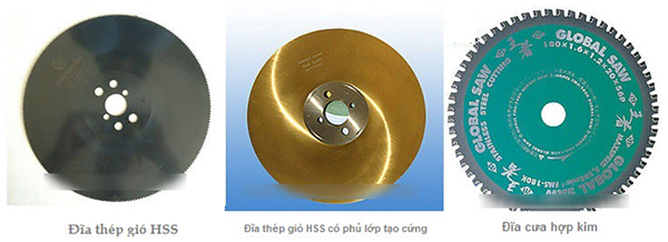 Lưỡi cưa đĩa thép gió HSS thông thường và loại có phủ chất tạo cứng và đĩa hợp kim - Dichvuhay.vn