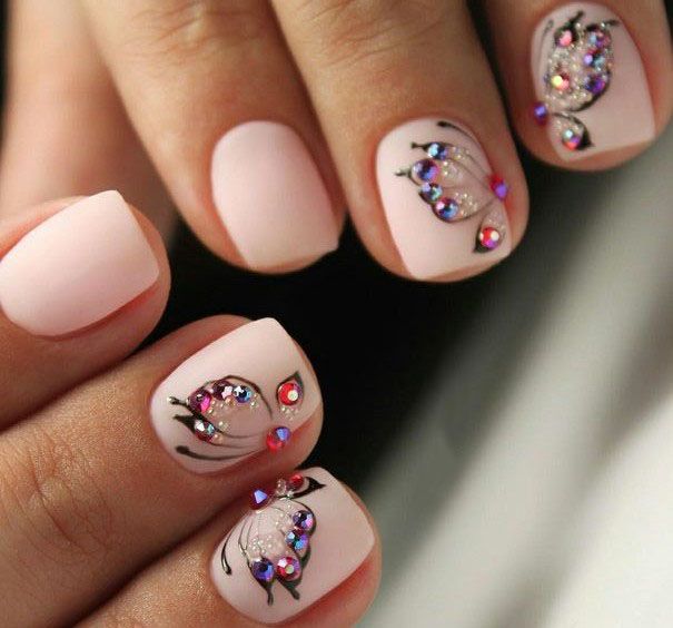 30 Butterfly Nails Art Provide The Nails A Fantastic Appearance | Butterfly nail designs, Butterfly nail art, Butterfly nail