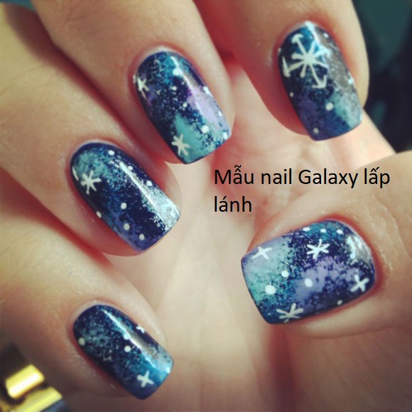 Mẫu nail galaxy đẹp