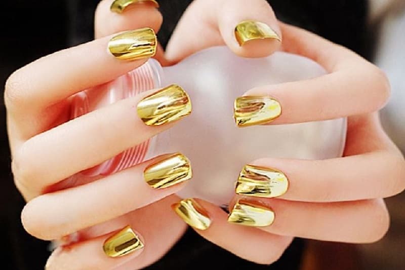 Cách sử dụng bột tráng gương trong tiệm Nail  Dạy học nail chuyên nghiệp   Học làm nail