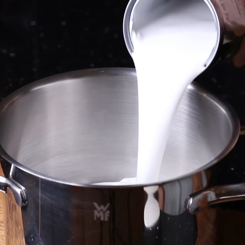 Cách pha sữa khi làm rau câu