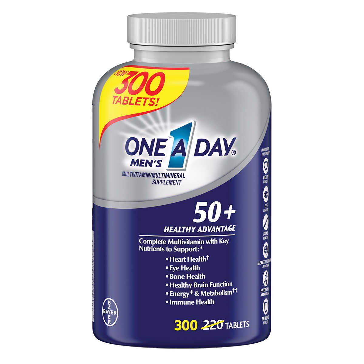 Viên Uống Vitamin Tổng Hợp Cho Nam Giới One A Day Men's 50+ Healthy Ad –  Brianshop.us