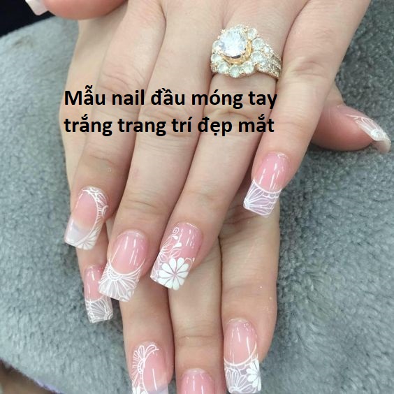 mẫu nail đầu móng trắng giá tốt Tháng 8 2023  Mua ngay  Shopee Việt Nam