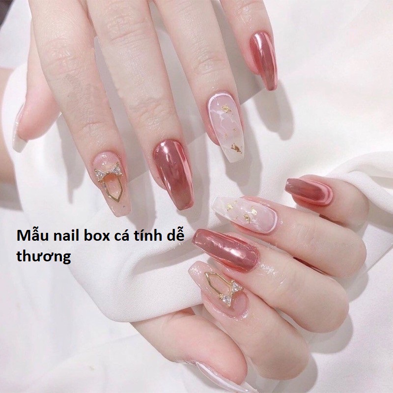 Tổng hợp mẫu nail box móng tay giả với kiểu thiết kế sẵn đơn giản