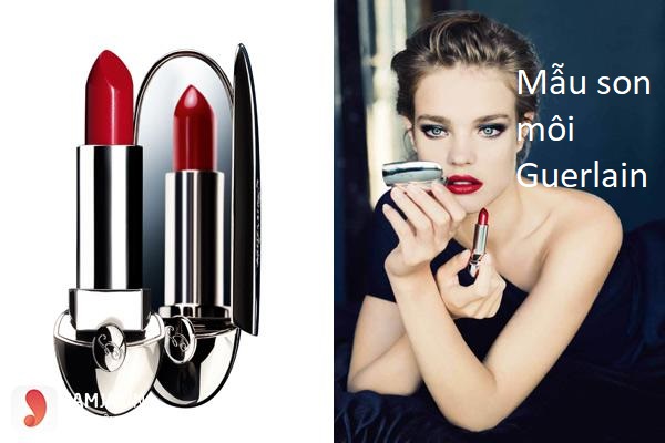 Trọn bộ mẫu son môi đỏ Guerlain ấn tượng với thiết kế đẹp mắt và lâu trôi