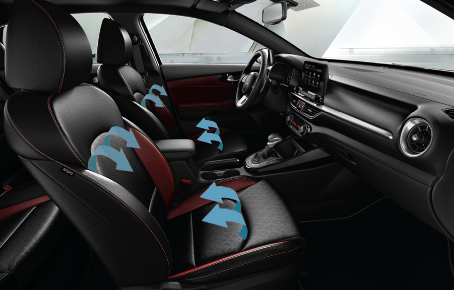 Kia K3 bản Premium trang bị tính năng làm mát/sưởi cho hàng ghế trước