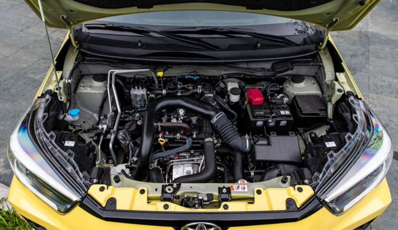 Toyota Raize sử dụng động cơ xăng 1.0L