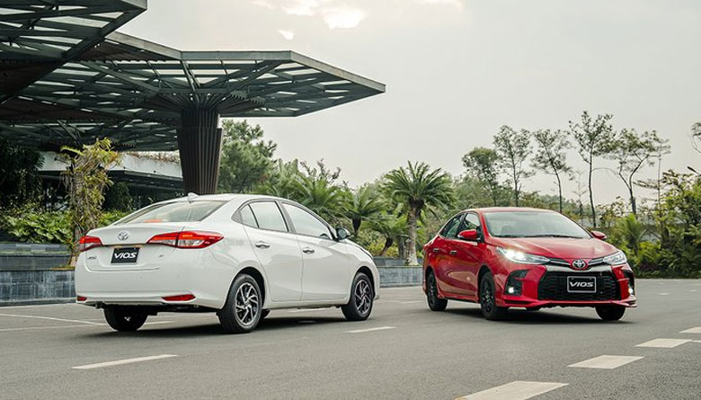 Ngoại hình Toyota Vios hướng đến sự thanh lịch và hiện đại
