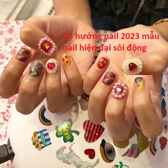 Xu hướng nail 2023 mẫu nail hiện đại mang phong cách sôi động hơn