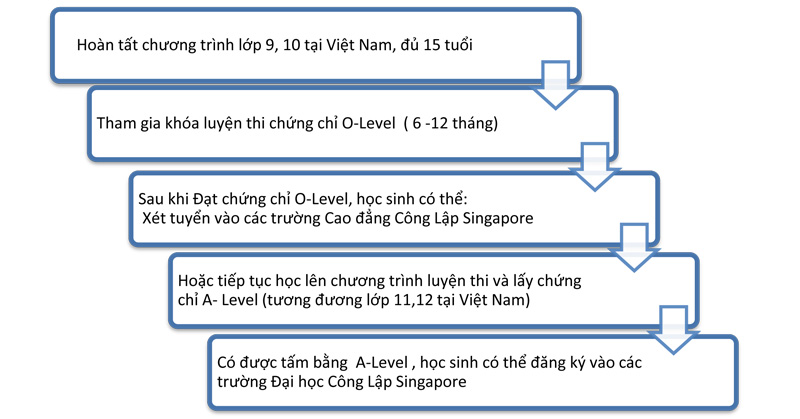 Lộ trình du học cấp 3 tại Singapore cho học sinh Việt Nam