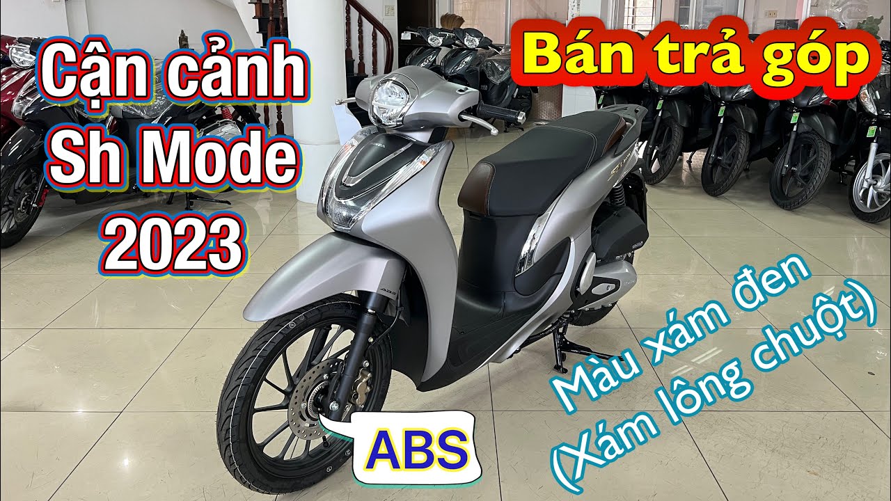 Review ▶️ Báo giá Sh Mode 2023 phiên bản đặc biệt ABS - Màu bạc đen (xám  lông chuột) | Minh Nam Lê - YouTube