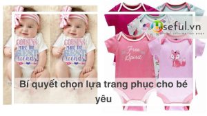 Lựa chọn trang phục cho bé yêu