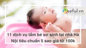 Dịch vụ tắm bé sơ sinh tại nhà