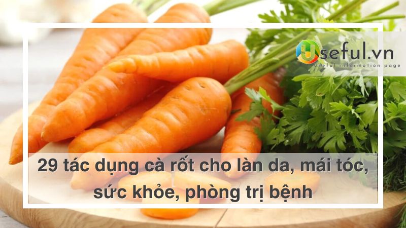 tác dụng cà rốt