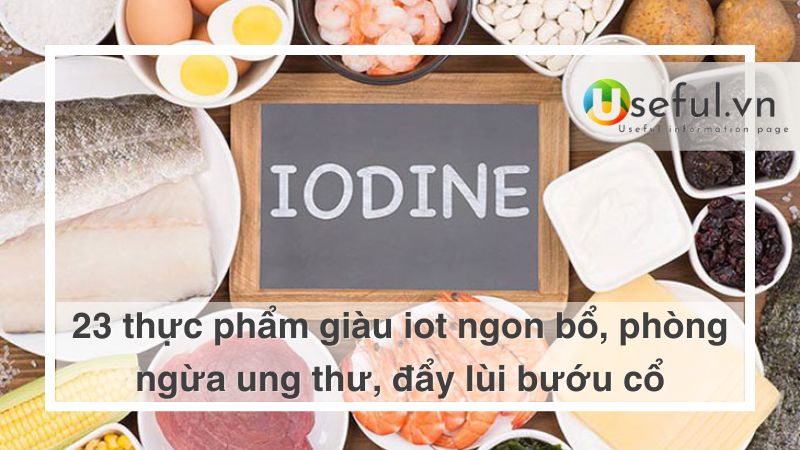 Thực phẩm giàu iot