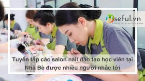 Salon nail đào tạo học viên tại Nhà Bè