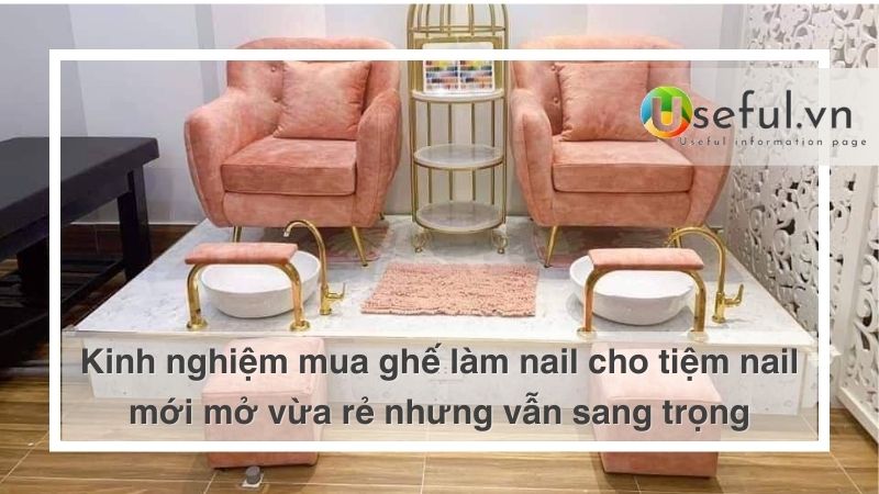 Kinh nghiệm mua ghế làm nail