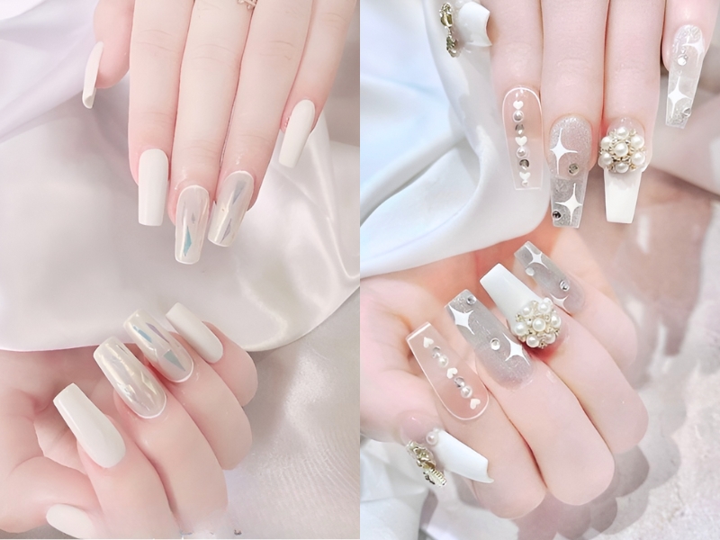 Bảng xếp hạng những mẫu nail cô dâu 2024 lung linh trong ngày trọng đại